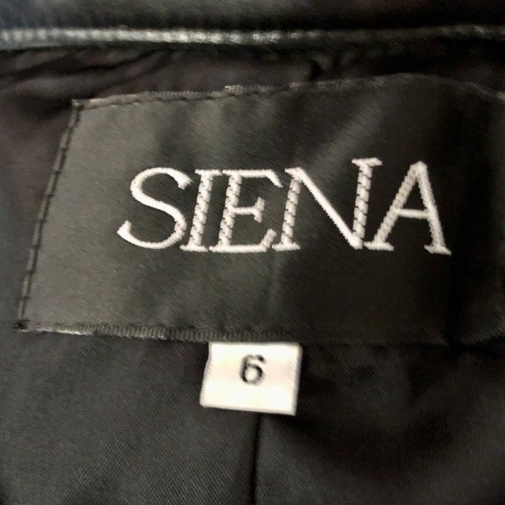 Siena Leather Skirt Womens 6 Used Black - Picture 8 of 16